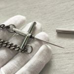 Cheap Portable 304 Steel Toothpick Titanium Chain Self Defense EDC Tool Supply