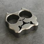 The ultimate online sports store for TC21 Titanium Dog Head Knuckle Duster EDC Decoration Hot on Sale - Image 9