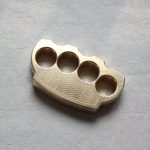 Let's buy Wave Pattern Brass Knuckle Duster EDC Protective Gear For Discount - Image 6
