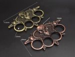 We offer the best prices on the best of Bullwinkle-Brass Knuckle Duster Boxing Four Finger Buckle Defense Window Breaker Outdoor EDC Tool Online now - Image 9
