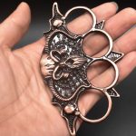 We offer the best prices on the best of Bullwinkle-Brass Knuckle Duster Boxing Four Finger Buckle Defense Window Breaker Outdoor EDC Tool Online now - Image 7
