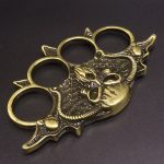 We offer the best prices on the best of Bullwinkle-Brass Knuckle Duster Boxing Four Finger Buckle Defense Window Breaker Outdoor EDC Tool Online now - Image 6