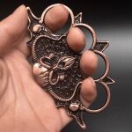 We offer the best prices on the best of Bullwinkle-Brass Knuckle Duster Boxing Four Finger Buckle Defense Window Breaker Outdoor EDC Tool Online now - Image 4