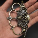 We offer the best prices on the best of Bullwinkle-Brass Knuckle Duster Boxing Four Finger Buckle Defense Window Breaker Outdoor EDC Tool Online now
