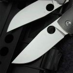 Shop for Titanium Handle Folding Knife D2 Stonewashed Blade Pocket Knives Online Sale - Image 3
