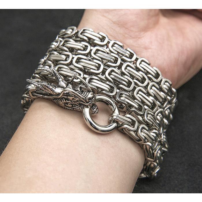 dragon-head-full-stainless-steel-self-defense-bracelet-jewelry-237188_aa6a68b1-2901-462f-96d3-58cc6888ec6d We are the best place to buy Dragon Head Full Stainless Steel Self Defense Bracelet Jewelry Online - Image 1