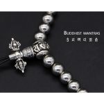Shop for the latest Full Stainless Steel Buddism Mala Self Defense Necklace EDC Defense Tool Online Hot Sale - Image 9