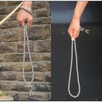 Shop for the latest Full Stainless Steel Buddism Mala Self Defense Necklace EDC Defense Tool Online Hot Sale - Image 3