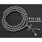 Shop for the latest Full Stainless Steel Buddism Mala Self Defense Necklace EDC Defense Tool Online Hot Sale - Image 2