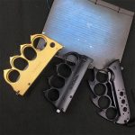 The ultimate online sports store for Outdoor Knuckle Duster Folding Tactical Knife Camping Hunting Self-defense Pocket Knives Window Breaking Tool For Discount - Image 7