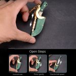 Find Creative Mini Fixed Blade Knife Keychain Portable Pocket Knives For Discount - Image 3