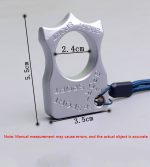 The newest online retailer of Mini Single Finger Knuckle Duster Boxing Knuckle Self Defense Window Breaker Outdoor Fight Guards EDC Tools For Discount - Image 4