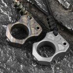 Purchase Single Finger Burning Titanium Knuckle Duster EDC Pendant Discount - Image 2