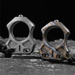 Purchase Single Finger Burning Titanium Knuckle Duster EDC Pendant Discount - Image 6