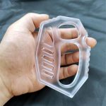 Buy your new Transparent Knuckle Duster Boxing Broken Window Self -defense Tool Fashion