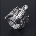 Shop all the latest and greatest Silver Eagle Full Stainless Steel Self Defense Ring Jewelry Fashion - Image 4