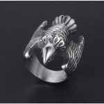 Shop all the latest and greatest Silver Eagle Full Stainless Steel Self Defense Ring Jewelry Fashion - Image 2