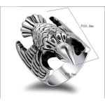 Shop all the latest and greatest Silver Eagle Full Stainless Steel Self Defense Ring Jewelry Fashion - Image 5