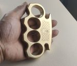 The one place to buy Solid Precision Brass Knuckle Duster Boxing Self Defense Four Finger Buckle Window Breaker Outdoor Camping EDC Tool Online - Image 3