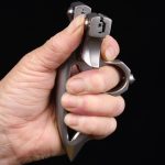 The perfect way to shop for Spiked Brass Knuckles Ring Slingshot 404C Stainless Steel 3 In 1 on Sale - Image 3
