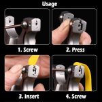 The perfect way to shop for Spiked Brass Knuckles Ring Slingshot 404C Stainless Steel 3 In 1 on Sale - Image 8