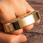 Shop professional Full Brass Pumpkin Face Two Finger Brass Knuckles Hot on Sale - Image 4