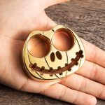 Shop professional Full Brass Pumpkin Face Two Finger Brass Knuckles Hot on Sale - Image 5
