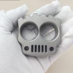 Order your favorite Solid 304 Stainless Steel Two Finger Knuckle Duster Boxing Self Defense Window Breaker Outdoor Portable EDC Tool Online Sale - Image 5