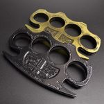 It's not easy being a fan to buy Warrior - Brass Knuckle Duster Boxing Four Finger Buckle Defense Window Breaker Outdoor EDC Tool Cheap - Image 4