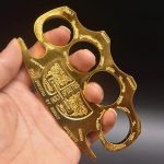 It's not easy being a fan to buy Warrior - Brass Knuckle Duster Boxing Four Finger Buckle Defense Window Breaker Outdoor EDC Tool Cheap - Image 2