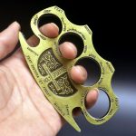 It's not easy being a fan to buy Warrior - Brass Knuckle Duster Boxing Four Finger Buckle Defense Window Breaker Outdoor EDC Tool Cheap - Image 5
